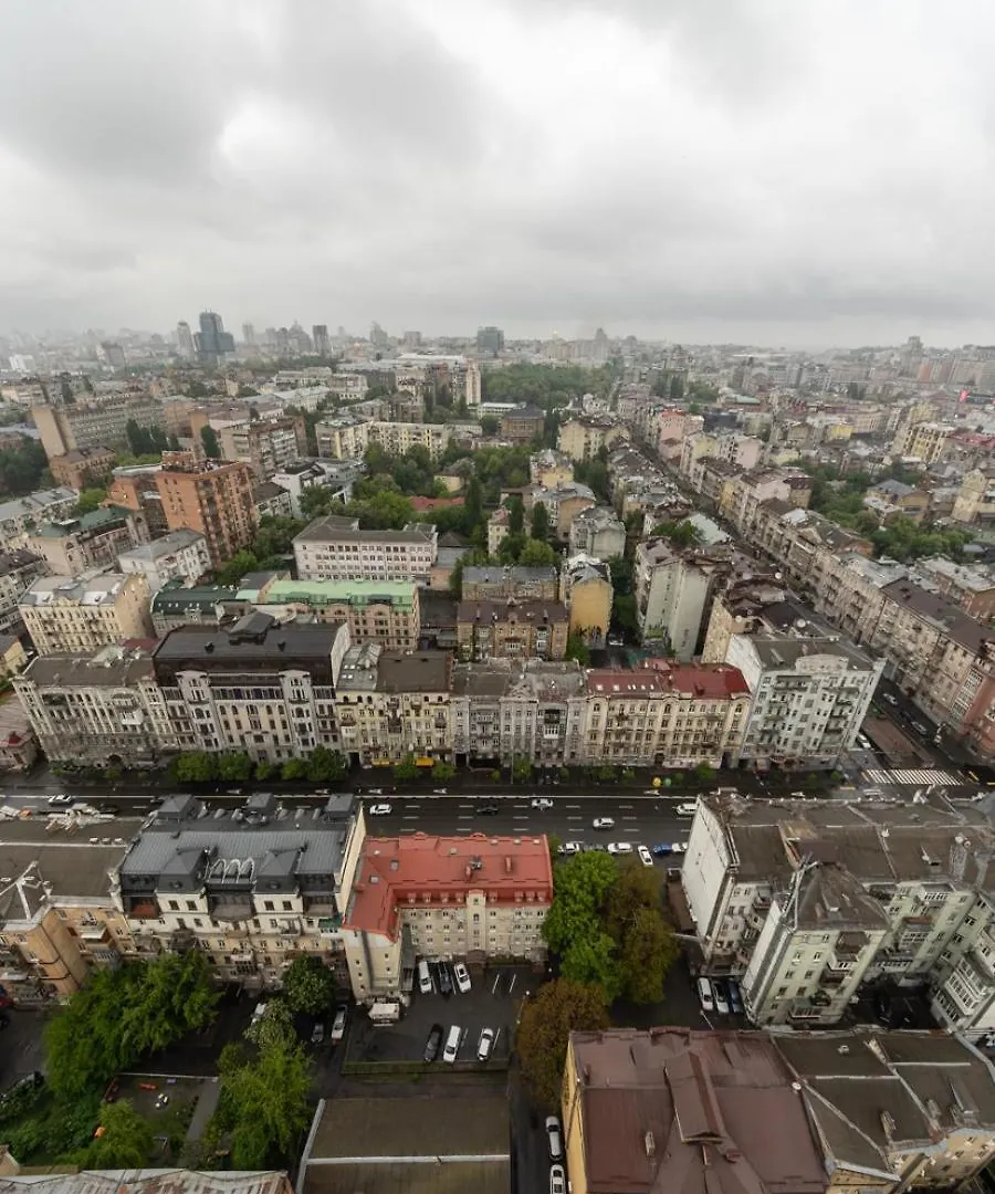 Royal Tower Residence Big Vip Apartment In Center Floor 27 Kyiv